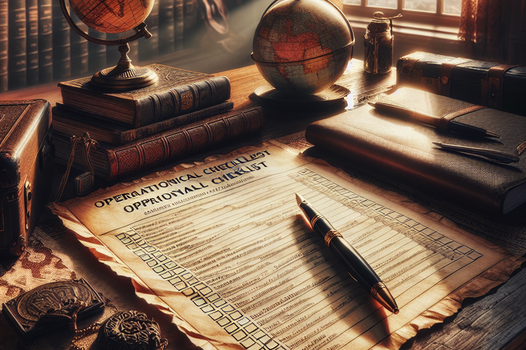 After the approval notice the operational checklist that kee 1773889342865